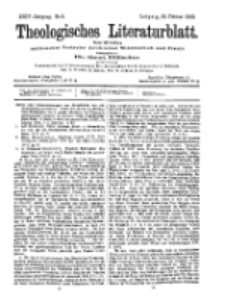 Theologisches Literaturblatt, 20. Februar 1903, Nr 8.