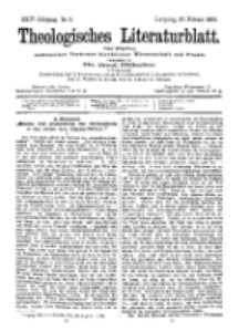 Theologisches Literaturblatt, 27. Februar 1903, Nr 9.