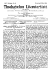 Theologisches Literaturblatt, 6. März 1903, Nr 10.