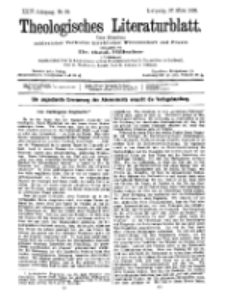 Theologisches Literaturblatt, 27. März 1903, Nr 13.