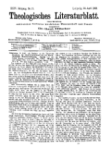 Theologisches Literaturblatt, 24. April 1903, Nr 17.