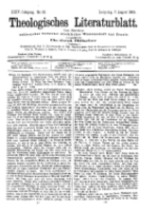 Theologisches Literaturblatt, 7. August 1903, Nr 32.