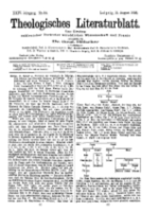 Theologisches Literaturblatt, 21. August 1903, Nr 34.