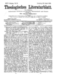 Theologisches Literaturblatt, 28. August 1903, Nr 35.