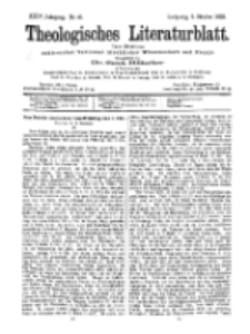 Theologisches Literaturblatt, 9. Oktober 1903, Nr 41.