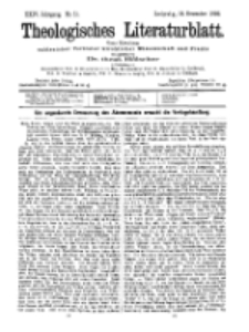 Theologisches Literaturblatt, 18. Dezember 1903, Nr 51.