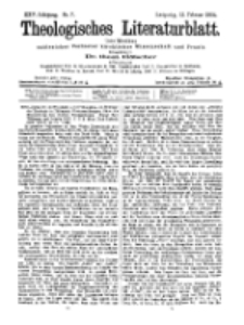 Theologisches Literaturblatt, 12. Februar 1904, Nr 7.