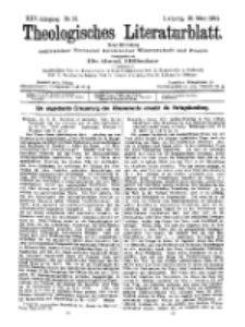 Theologisches Literaturblatt, 25. März 1904, Nr 13.