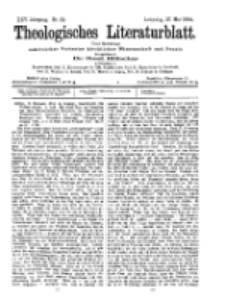 Theologisches Literaturblatt, 27. Mai 1904, Nr 22.