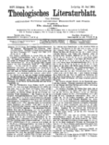Theologisches Literaturblatt, 10. Juni 1904, Nr 24.