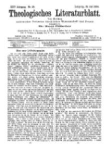 Theologisches Literaturblatt, 15. Juli 1904, Nr 29.
