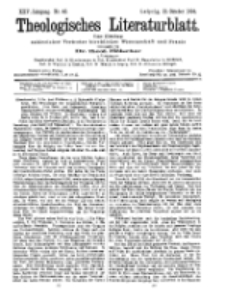Theologisches Literaturblatt, 21. Oktober 1904, Nr 43.