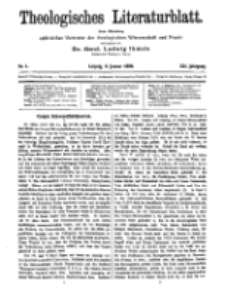 Theologisches Literaturblatt, 2. Januar 1920, Nr 1.