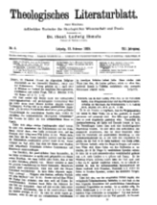 Theologisches Literaturblatt, 13. Februar 1920, Nr 4.
