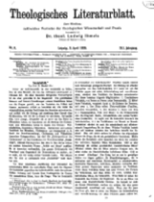 Theologisches Literaturblatt, 9. April 1920, Nr 8.