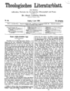 Theologisches Literaturblatt, 4. Juni 1920, Nr 12.