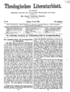 Theologisches Literaturblatt, 18. Juni 1920, Nr 13.