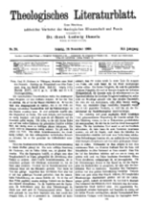 Theologisches Literaturblatt, 19. November 1920, Nr 24.