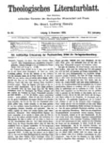 Theologisches Literaturblatt, 3. Dezember 1920, Nr 25.