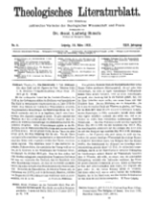 Theologisches Literaturblatt, 18. März 1921, Nr 6.
