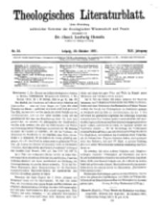 Theologisches Literaturblatt, 28. Oktober 1921, Nr 22.