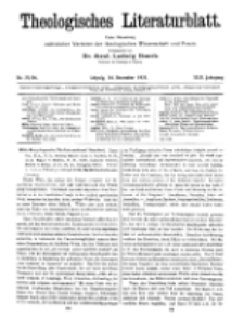 Theologisches Literaturblatt, 16. Dezember 1921, Nr 25/26.