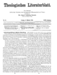 Theologisches Literaturblatt, 13. Oktober 1922, Nr 21.