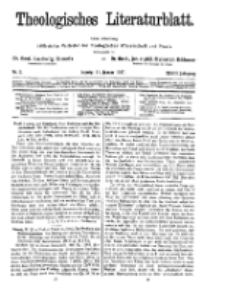 Theologisches Literaturblatt, 21. Januar 1927, Nr 2.
