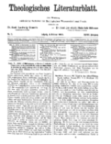 Theologisches Literaturblatt, 4. Februar 1927, Nr 3.