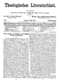 Theologisches Literaturblatt, 18. März 1927, Nr 6.