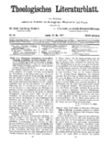 Theologisches Literaturblatt, 13. Mai 1927, Nr 10.
