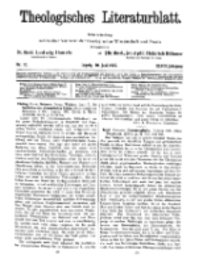 Theologisches Literaturblatt, 10. Juni 1927, Nr 12.