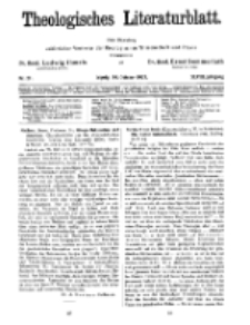 Theologisches Literaturblatt, 14. Oktober 1927, Nr 21.