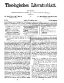 Theologisches Literaturblatt, 9. Dezember 1927, Nr 25.