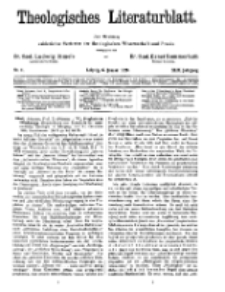 Theologisches Literaturblatt, 6. Januar 1928, Nr 1.