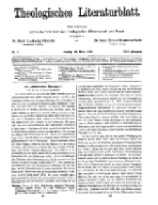 Theologisches Literaturblatt, 30. März 1928, Nr 7.