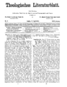 Theologisches Literaturblatt, 13. April 1928, Nr 8.