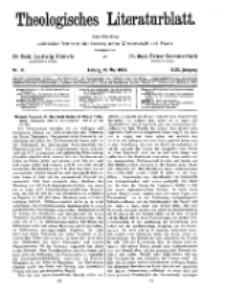Theologisches Literaturblatt, 25. Mai 1928, Nr 11.