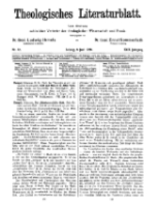 Theologisches Literaturblatt, 8. Juni 1928, Nr 12.