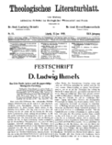 Theologisches Literaturblatt, 22. Juni 1928, Nr 13.