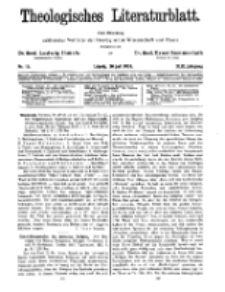 Theologisches Literaturblatt, 20. Juli 1928, Nr 15.