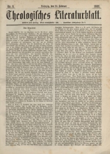 Theologisches Literaturblatt, 24. Februar 1882, Nr 8.