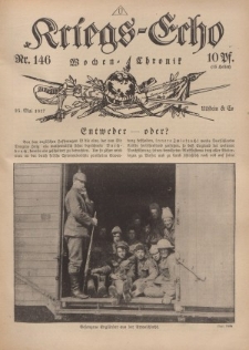 Kriegs-Echo: Wochen=Chronic, 25. Mai 1917, Nr 146.
