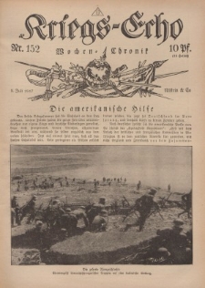 Kriegs-Echo: Wochen=Chronic, 6. Juli 1917, Nr 152.