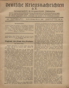 Deutsche Kriegsnachrichten (D.K.), Freitag, 22. Juni 1917, Nr 95.