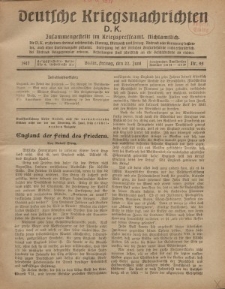 Deutsche Kriegsnachrichten (D.K.), Freitag, 22. Juni 1917, Nr 95.