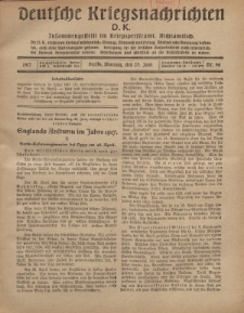 Deutsche Kriegsnachrichten (D.K.), Montag, 25. Juni 1917, Nr 96.