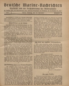 Deutsche Marine=Nachrichten..."D.K.", Montag, 24. Dezember 1917, Nummer 21.