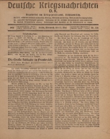 Deutsche Kriegsnachrichten (D.K.), Mittwoch, 22. Mai 1918, Nr 232.