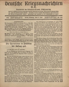 Deutsche Kriegsnachrichten (D.K.), Montag, 17. Juni 1918, Nr 243.